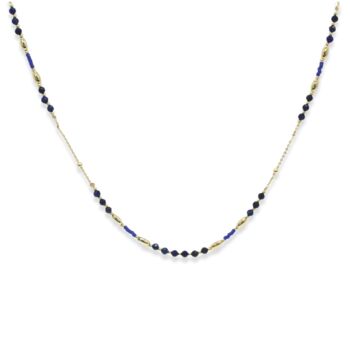 Horus Gold Plated Gemstone Necklace, 5 of 10