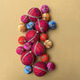 Firework Handmade Upcycled Saree Bauble, thumbnail 5 of 10