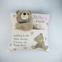 Personalised Childs Cushion With Teddy Bear, thumbnail 5 of 9