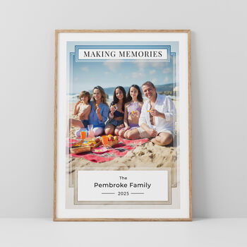 Our Family Photo Print Personalised Family Gift, 2 of 6