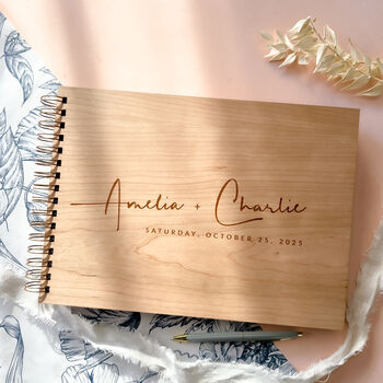 Bespoke Wooden Guest Book Alternative, 9 of 10