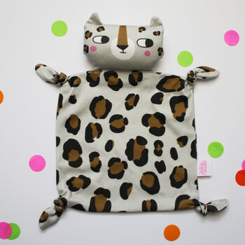 Leopard Soft Toy Blankie, 3 of 11