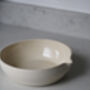 Handmade Ceramic Pouring Bowl With Lip, thumbnail 2 of 4