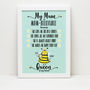 Personalised Mum Print For Mothers, thumbnail 3 of 5