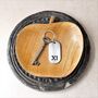 11th Anniversary Gift; Steel Dog Tag Key Ring, thumbnail 4 of 12