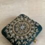 Emerald Green Mandala Design Square Clutch Bag, thumbnail 4 of 10