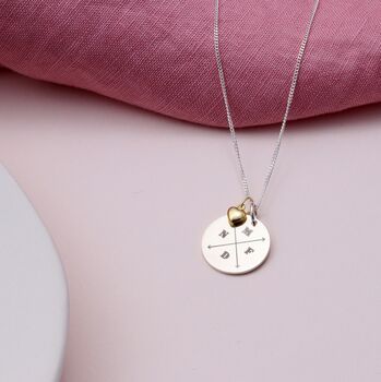 Personalised Sterling Silver Family Initials Necklace, 2 of 4