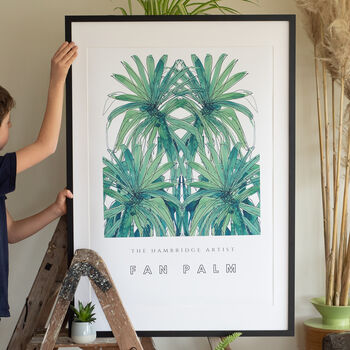 Classic Fan Palm Art Print, 7 of 8