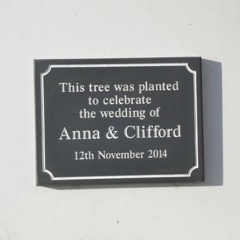 Personalised Slate Wedding Plaque, 3 of 5