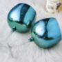 Peacock Blues Electroplated Gin Glass, thumbnail 3 of 6
