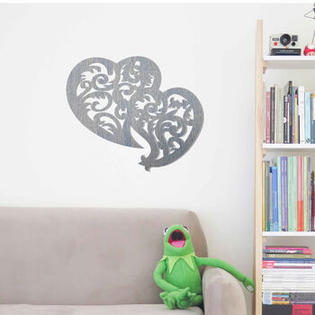 Contemporary Wooden Hearts: Love Inspired Wall Art, 8 of 12