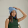 Dark Green High Neck Ribbed Sweater Vest, thumbnail 3 of 4