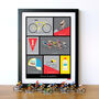 Set Of Two Cycling Art Prints, French Cycling Terms, thumbnail 8 of 9