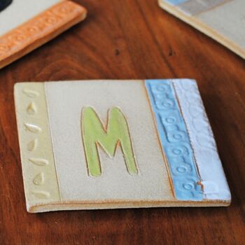 Alphabet Initials Letters Coasters, 2 of 8