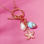 Coastal Cutie Seaside Charm Necklace, thumbnail 3 of 6