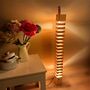 Echelon Handmade Wooden Floor Lamp: Modern Home Decor, thumbnail 1 of 10