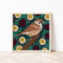 Sparrow And Passionfruit Print, thumbnail 1 of 2