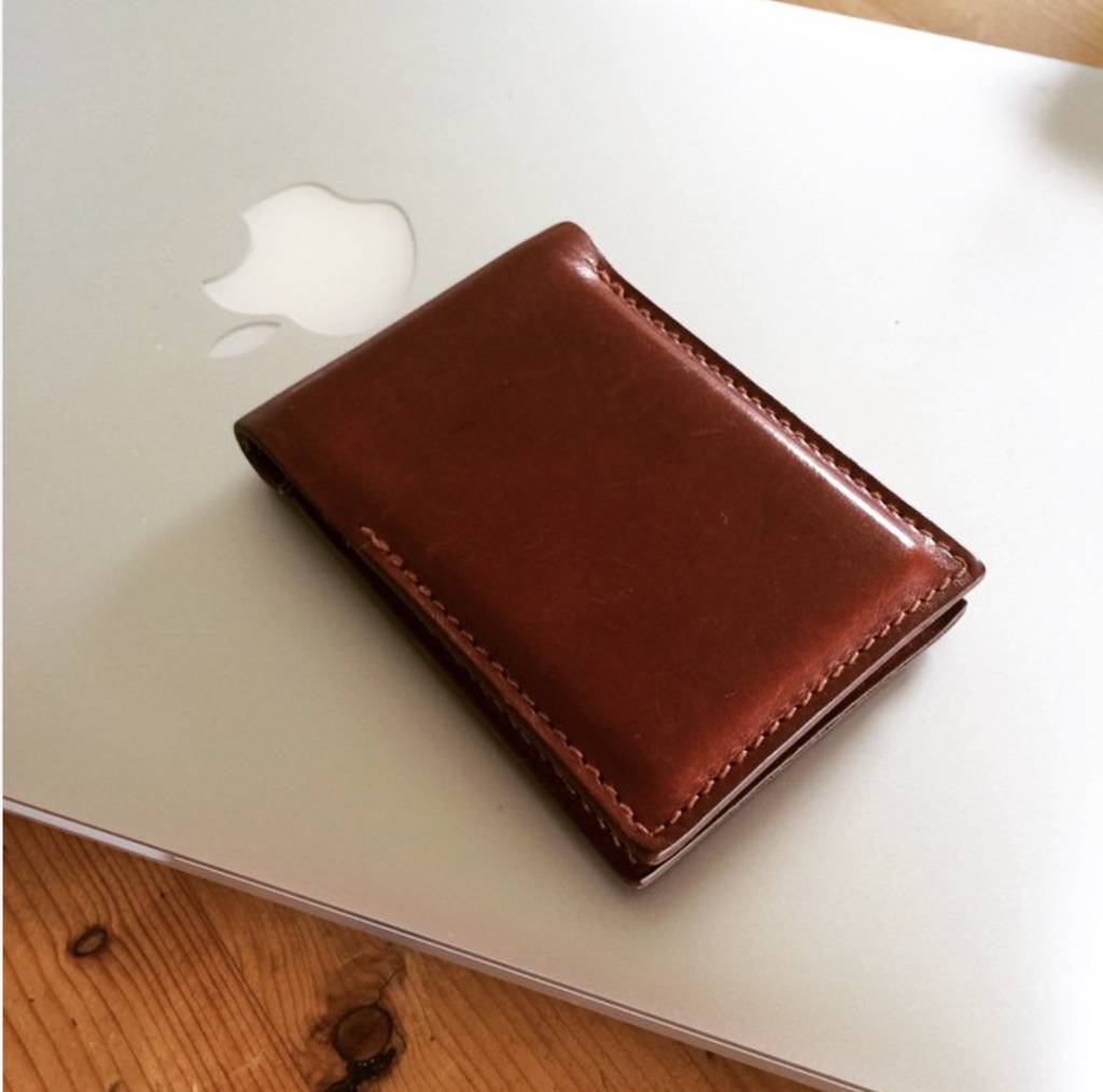 Leather card wallet