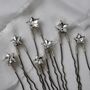 Celestial Star Wedding Hair Pin Set, thumbnail 5 of 6