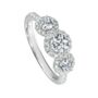 Serena White Gold Lab Grown Diamond Engagement Ring, thumbnail 2 of 5
