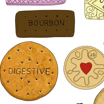 British Biscuit Selection Print, 4 of 7