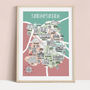 Shropshire Map Print, thumbnail 1 of 2