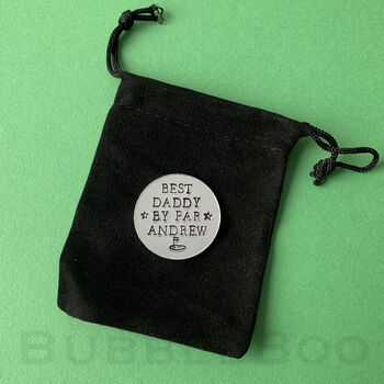 Best Daddy By Par Golf Ball Marker Personalised, 4 of 4