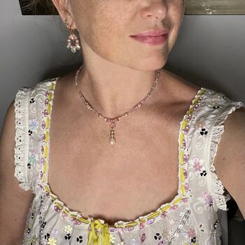 'Angel' Opal And Quartz Drop Earrings, 2 of 6