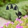 Recycled Metal Bluebell Silhouette Garden Stake, thumbnail 1 of 4