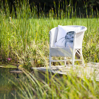 Inky Seal Outdoor Cushion For Garden Furniture, 6 of 9