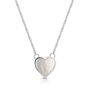 Personalised Sterling Silver Small Pearl Heart Necklace, thumbnail 1 of 10