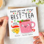 'Auntie My Best Tea' Personalised Christmas Card, thumbnail 1 of 2