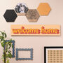 Welcome Home Wooden Wall Art Print, thumbnail 1 of 6