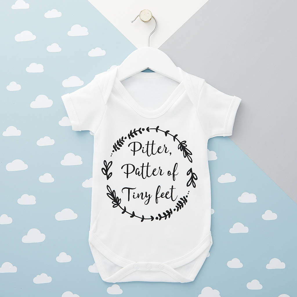 pitter, patter of tiny feet baby grow by owl & otter