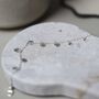 Sterling Silver Diamond Disc Bracelet, thumbnail 7 of 10