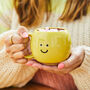 Ceramic Happy Smiley Mug, thumbnail 1 of 2