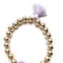 Gina Personalised Pearl Charm Bracelet, thumbnail 4 of 10