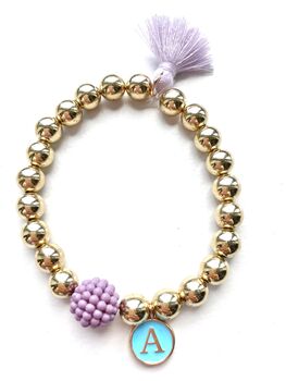 Gina Personalised Pearl Charm Bracelet, 4 of 10