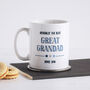 Officially The Best Dad / Grandad, Personalised Mug, thumbnail 3 of 3