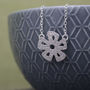 Sterling Silver Watercolour Baby Daisy Necklace, thumbnail 1 of 6