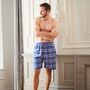Men's 'Celt' Tartan Brushed Cotton Sleep Shorts, thumbnail 2 of 3