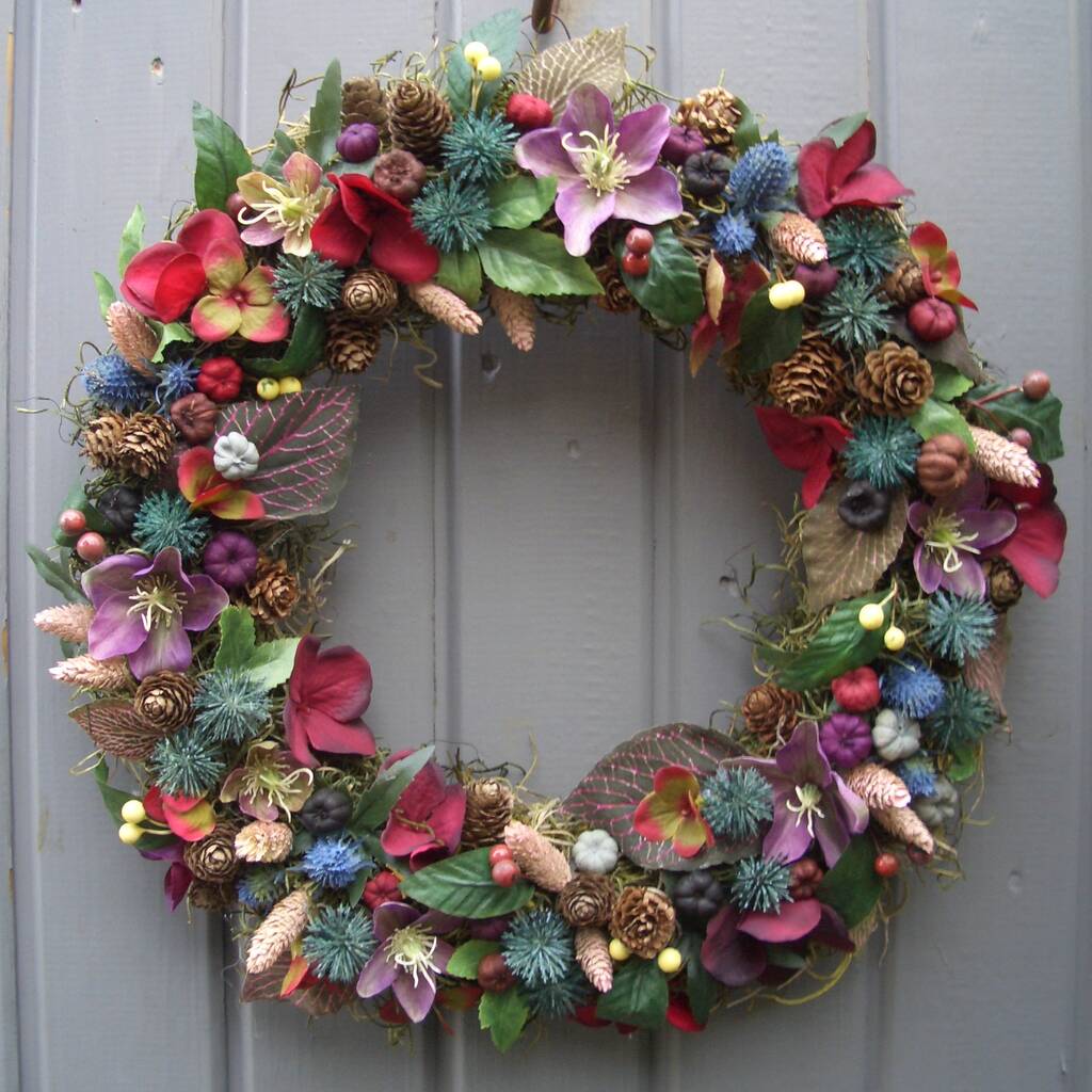 Luxury Hellebore And Thistle Wreath, 1 of 4
