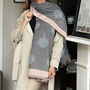 Personalised Cashmere Blend Tree Of Life Jacquard Scarf, thumbnail 6 of 9