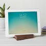 Personalised Wooden Phone And Tablet Stand, thumbnail 9 of 10