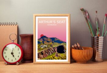 Arthurs Seat Edinburgh Art Print, 3 of 4