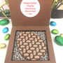 Rugby Chocolate Easter Egg Personalised Message Gift, thumbnail 1 of 4