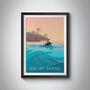 Go Jet Skiing Travel Poster Art Print, thumbnail 1 of 8