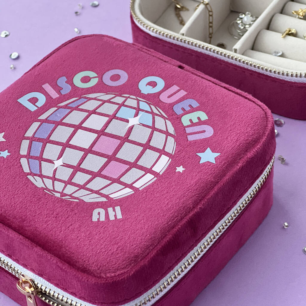 Disco Queen Personalised Jewellery Box, 1 of 2