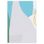 Minimal Teal And Light Blue Framed Poster Print, thumbnail 7 of 9