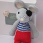 Hand Crochet Pirate Mouse, thumbnail 2 of 2